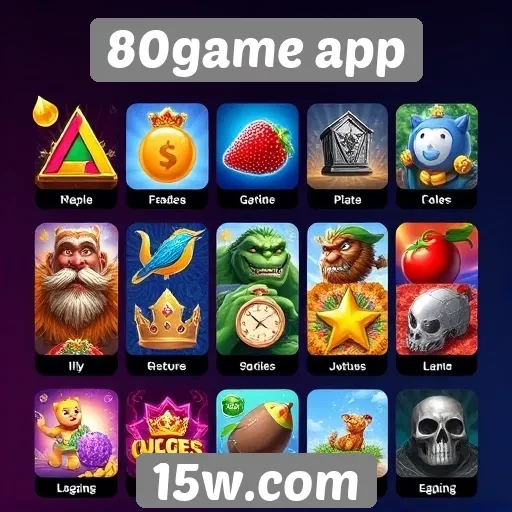 Comparativo entre jogos populares disponíveis no 80game app